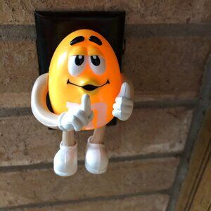 Vintage Yellow M&M Peanut Night Light Electronic, Works